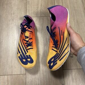 New Balance Men's MD800v8 Orange Size 10.5 Running Track Race Lace Up Lightweigh